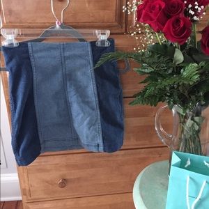 Free People Modern Femme Denim Mini Skirt